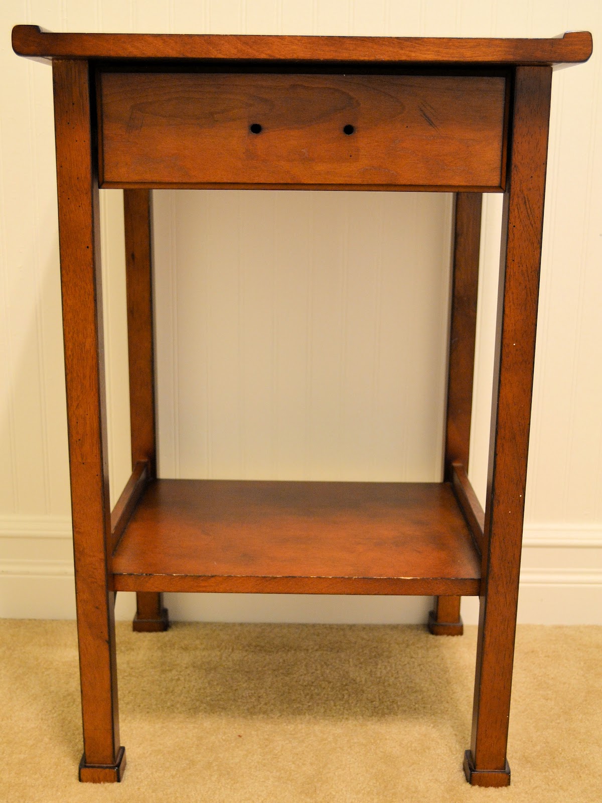 Shabby Love End Table Redo