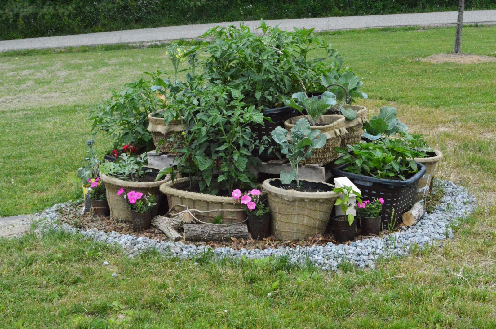 The Chic Burlap Boutique Blog Laundry Basket Gardening How to Turn