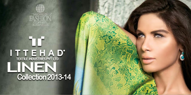 Ittehad Textiles Linen Collection 2013-14