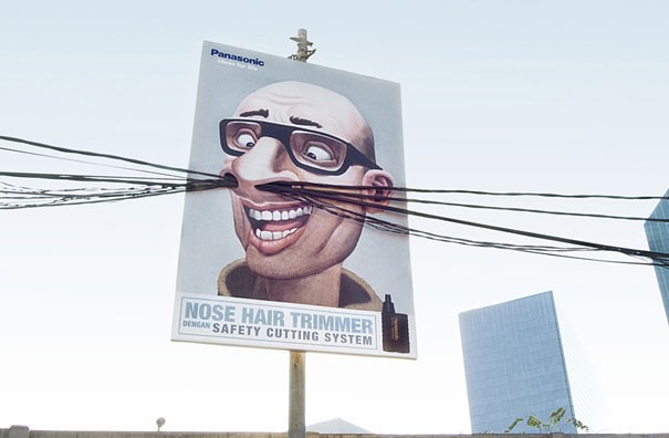 Only For Ads Panasonic Nose Hair Trimmer Street Ads