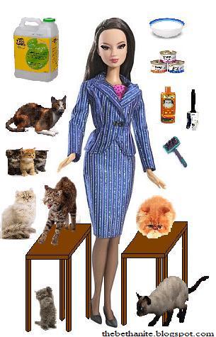 cat lady barbie