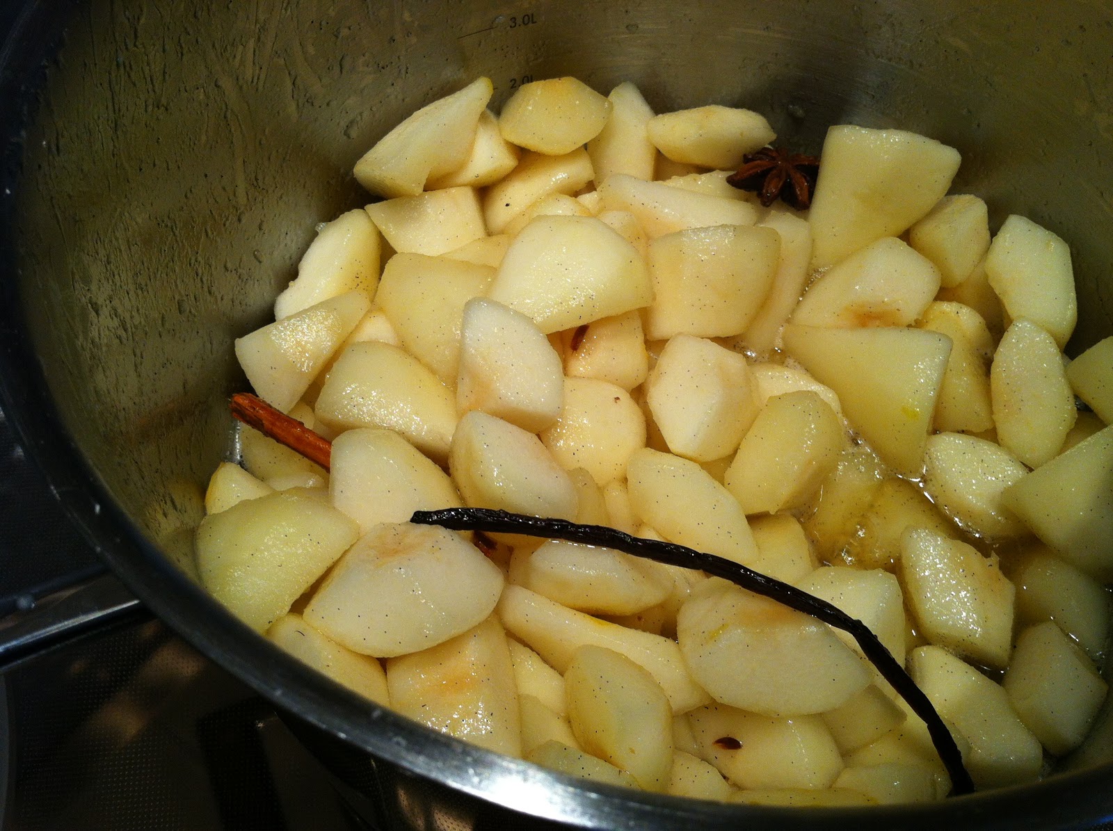 Le penchant gourmand Compote de poires aux épices