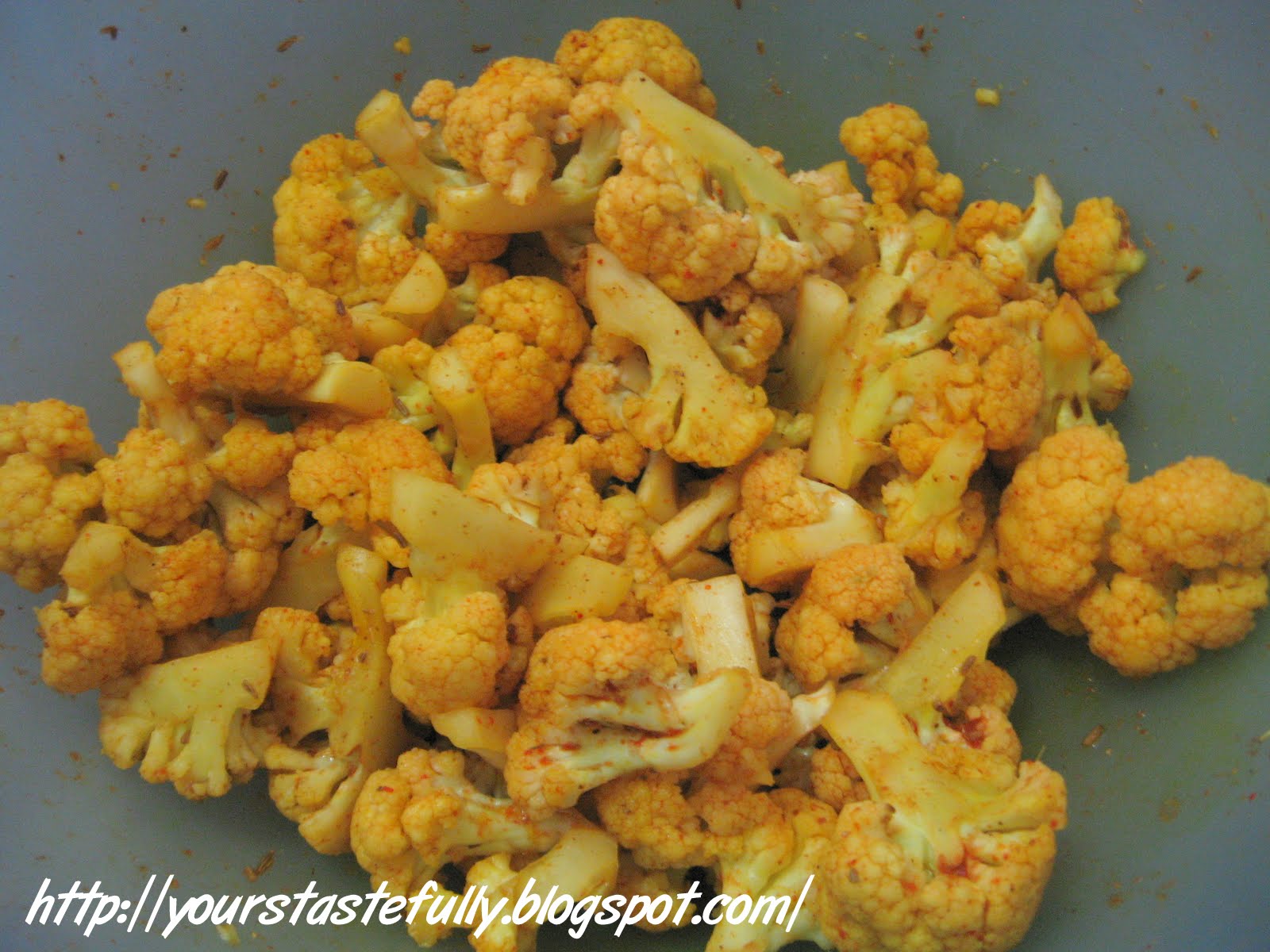 Yours Tastefully Egg wrapped cauliflower