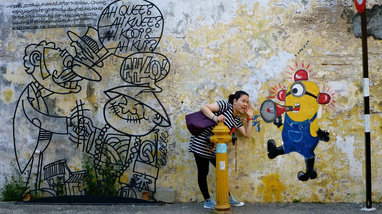 Le «street art» à Penang
