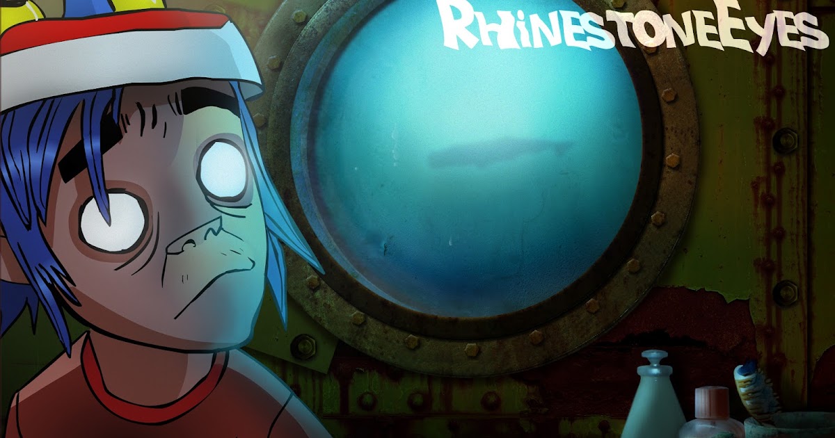 Gorillaz Rhinestone Eyes 2D's room Poster Richard's Animation