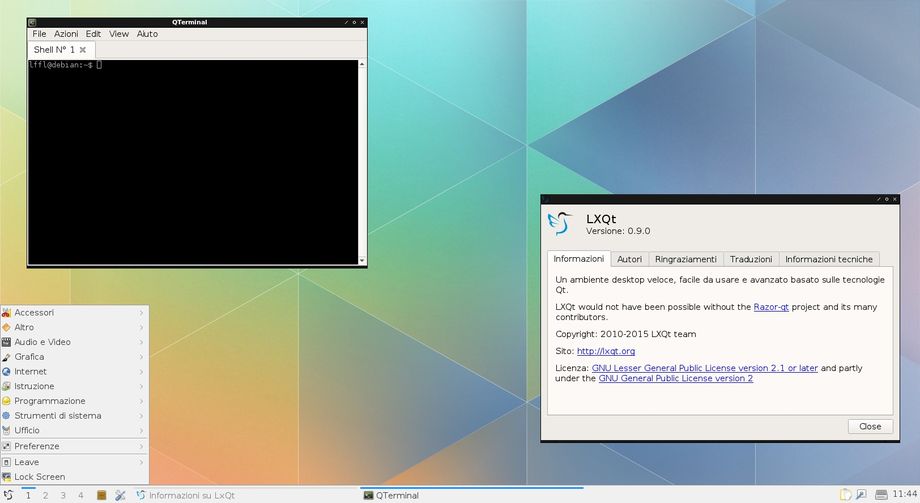 LXQt in Debian