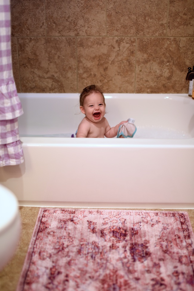 Baby Girl Bathroom • Honey We're Home