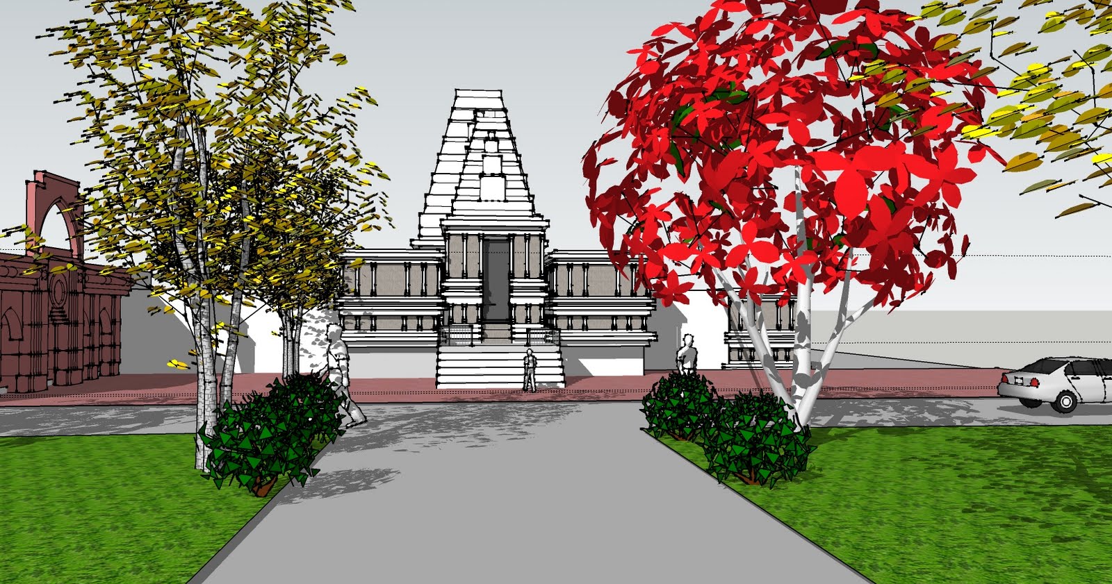 Lakshmi's Architecture Hindu Temple of New Hampshire
