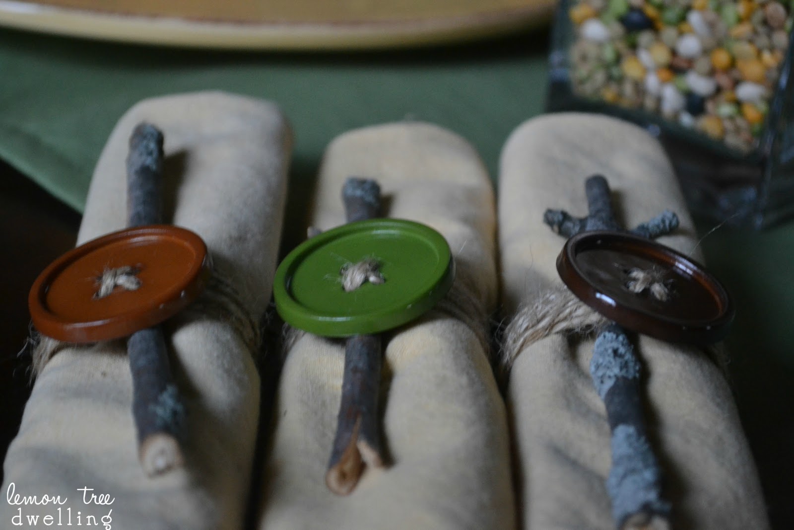 Thanksgiving Napkin Rings Lemon Tree Dwelling