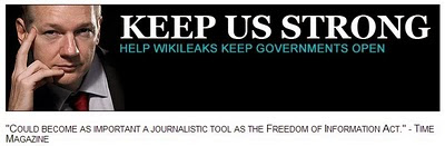 to support Wikileaks