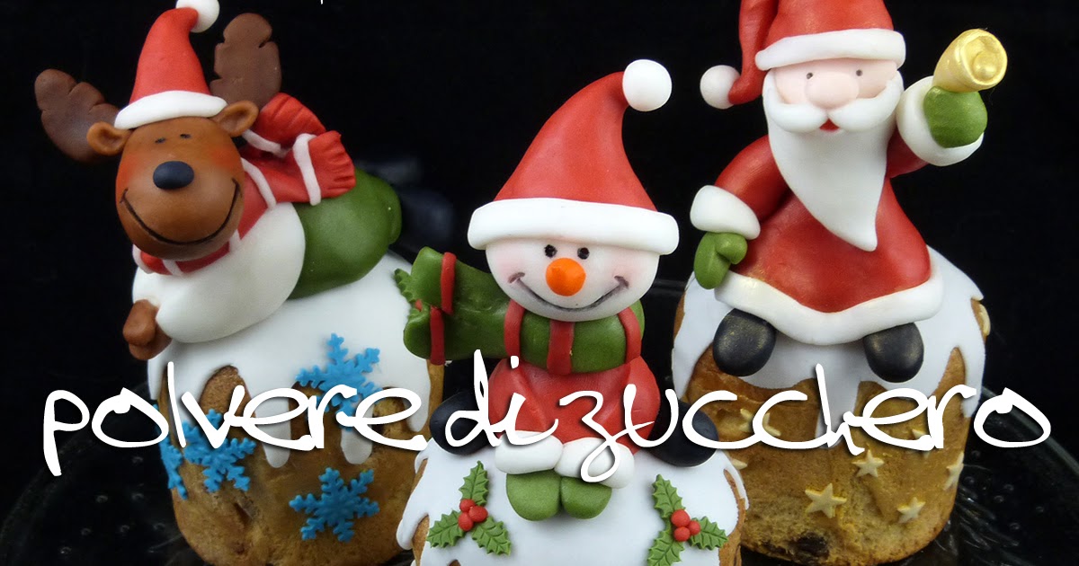 Tutorial: Babbo Natale, Pupazzo di neve, Renna in pasta di ...
