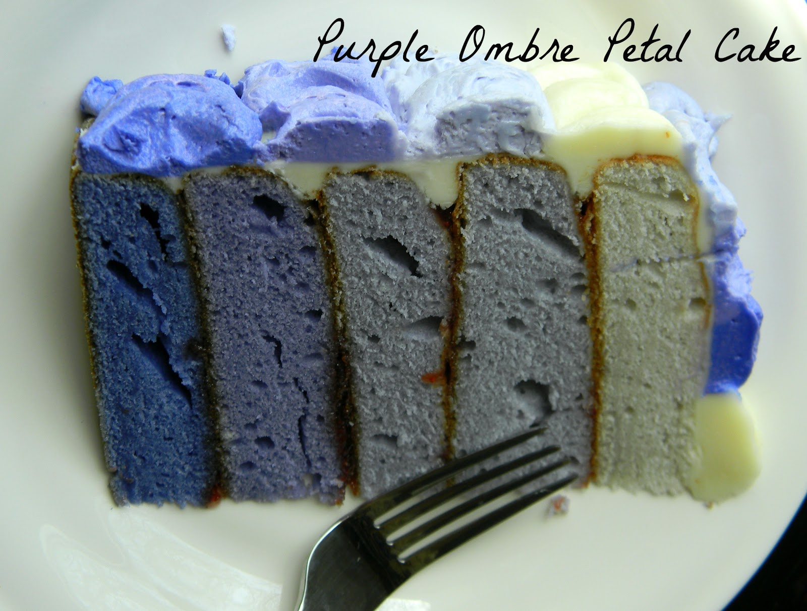 freaked out 'n small: Purple Ombre Petal Cake1600 x 1212