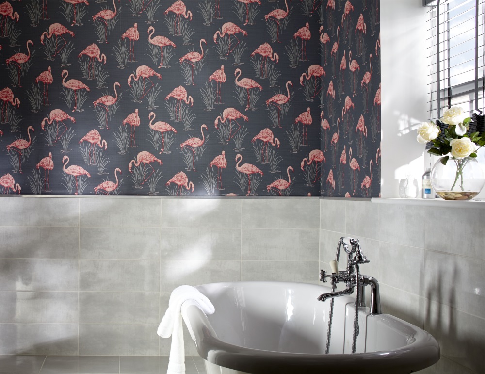 Flamingos in the Bathroom! Emily May