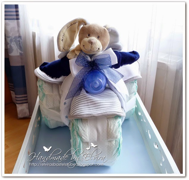 Diy Windeltorte Als Geschenk Zur Geburt Wal