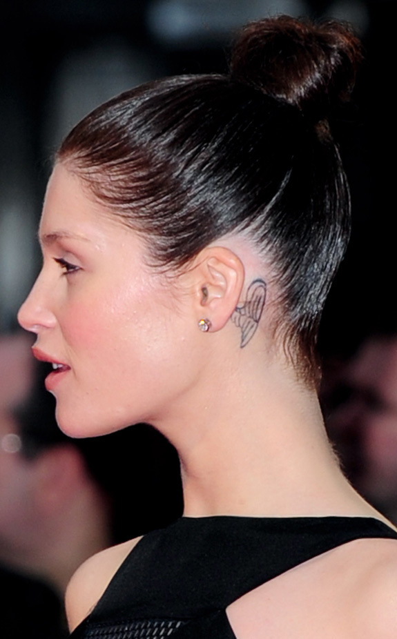 1990tattoos Small Tattoos On Ear Behind