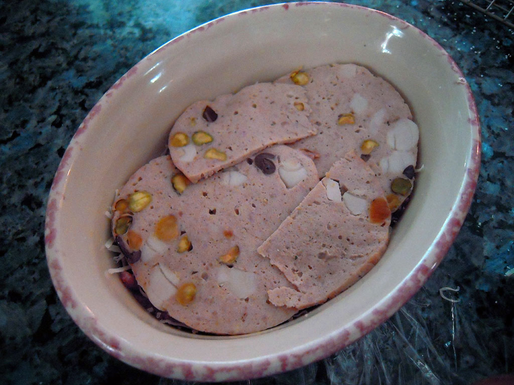 with food and love MORTADELLA PORK PIE, Recipe for Charcutepalooza 7