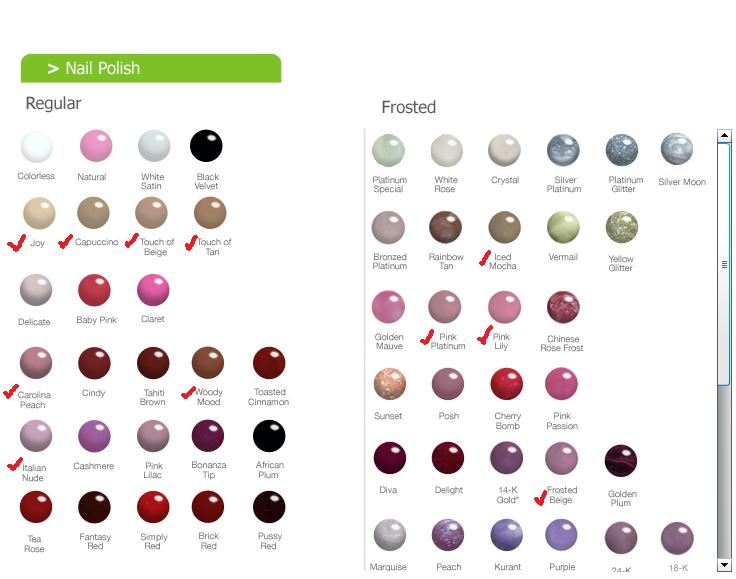 Caronia Nail Polish Price List Creative Touch