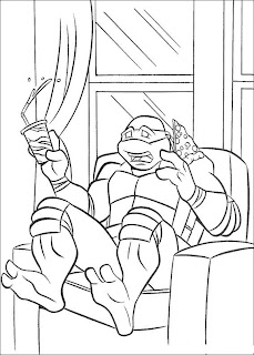 Teenage Mutant Ninja Turtle Coloring Pages