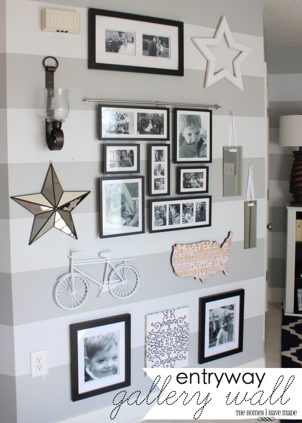 Entryway Gallery Wall {Entry Update} The Homes I Have Made