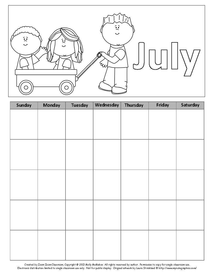 fill in calendars 2015