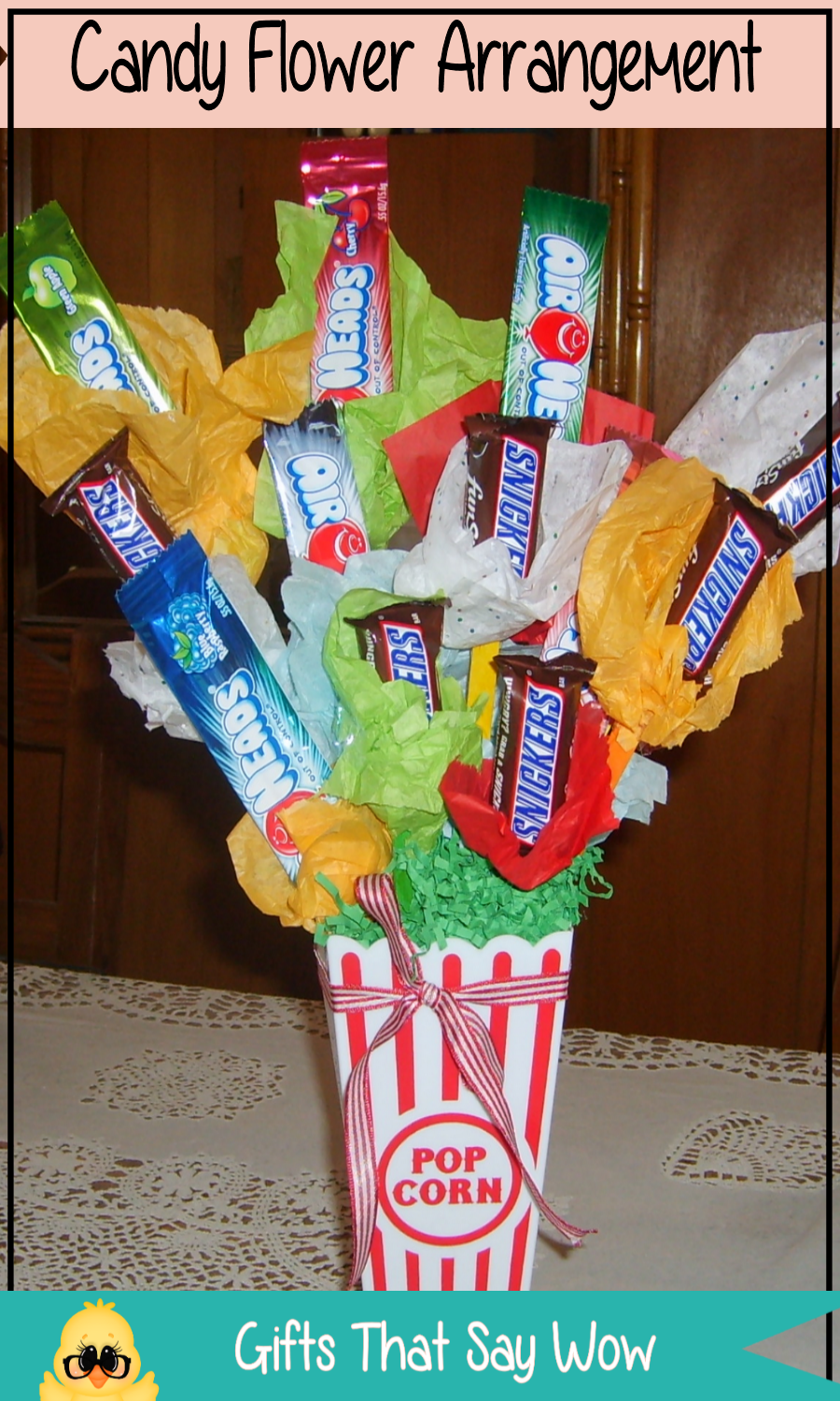 GIFTS THAT SAY WOW Fun Crafts and Gift Ideas Candy Flower