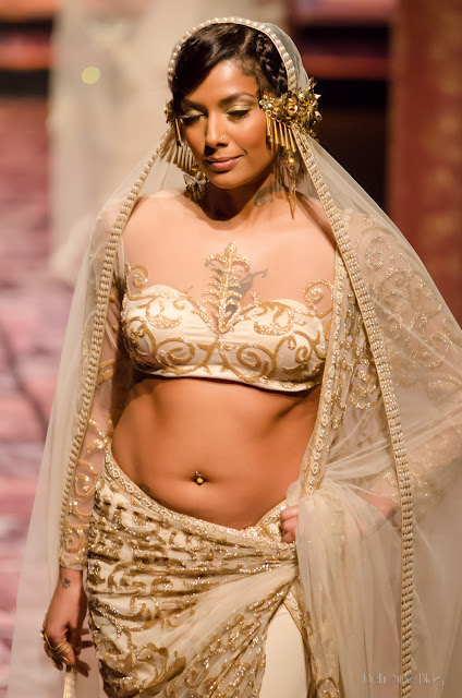 Suneet Varma India Bridal Fashion Week 2013 The Golden Bracelet