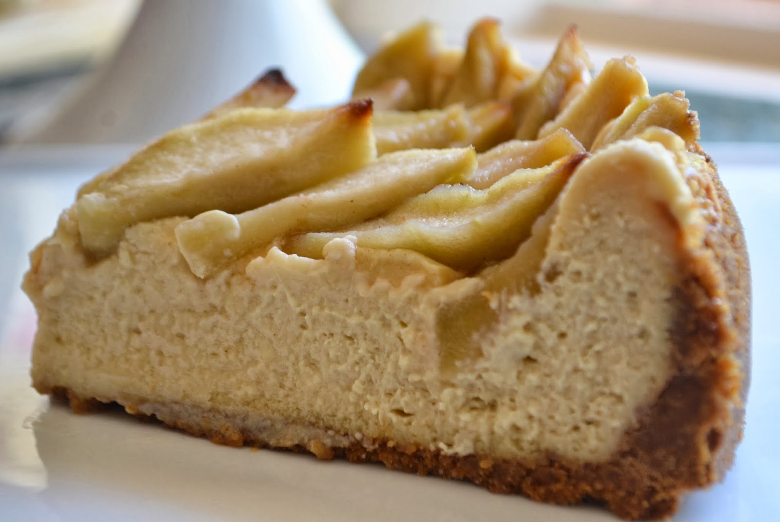 Live... Bake... Love... Apple Blossom Cheesecake with Cinnamon Graham