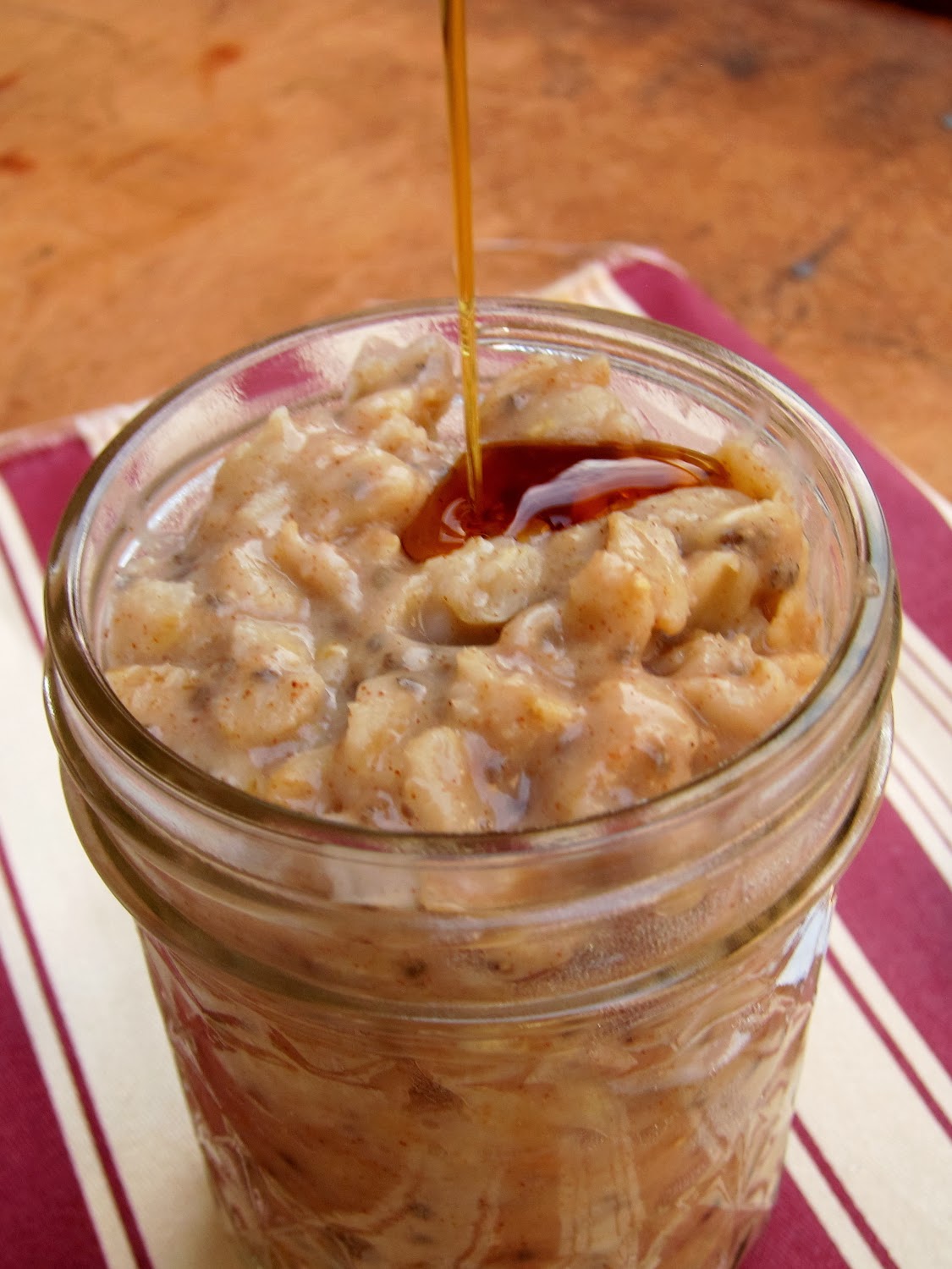 The Oatmeal Artist French Toast Overnight Oatmeal