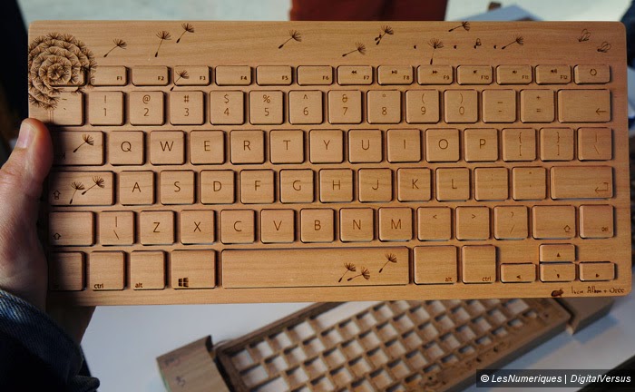 Orée : Un clavier sans fil en bois massif