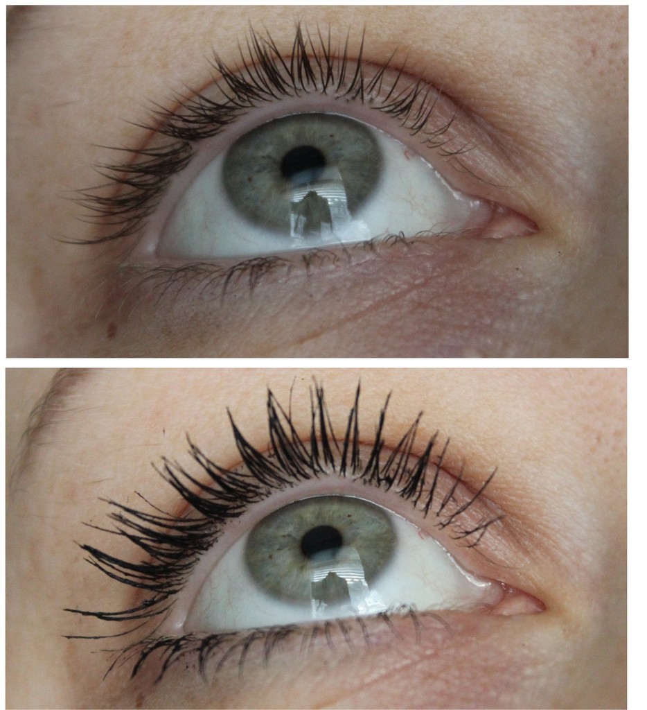 Origins GinZing Brightening mascara review, before & after photos