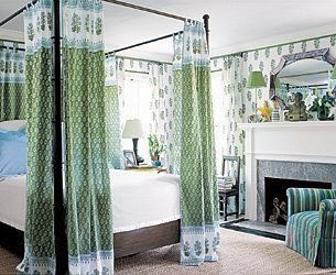 Red and green guest room inspiration Red and green guest room inspiration