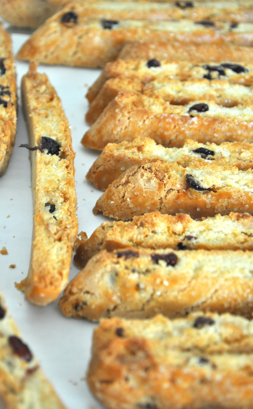 {how to make} quick and easy homemade biscotti w/ cranberries + white