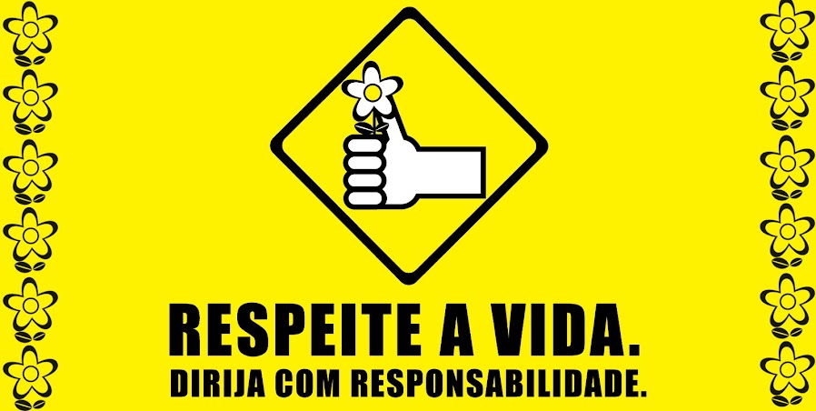 RESPEITE A VIDA. DIRIJA COM RESPONSABILIDADE.