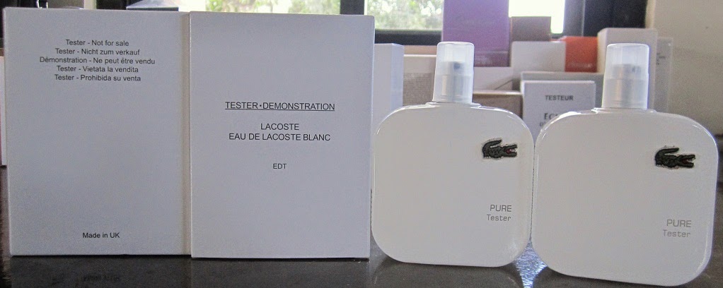 lacoste blanc tester