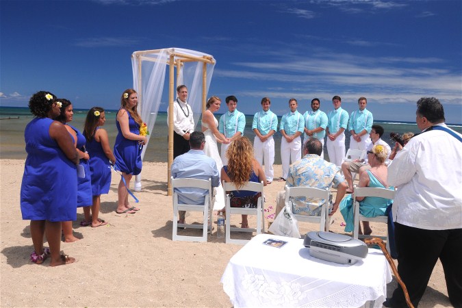 Honolulu Weddings July 21st Waialae Beach Park Wedding