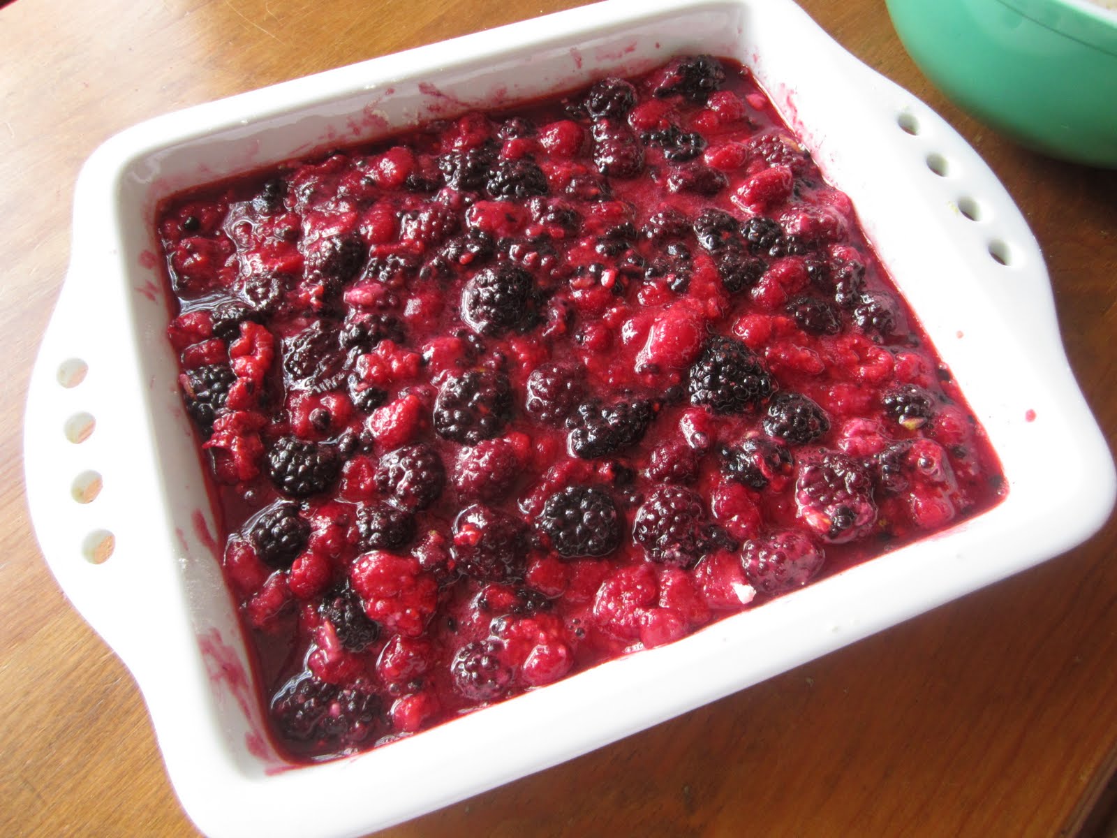 Raspberry Blackberry Cobbler