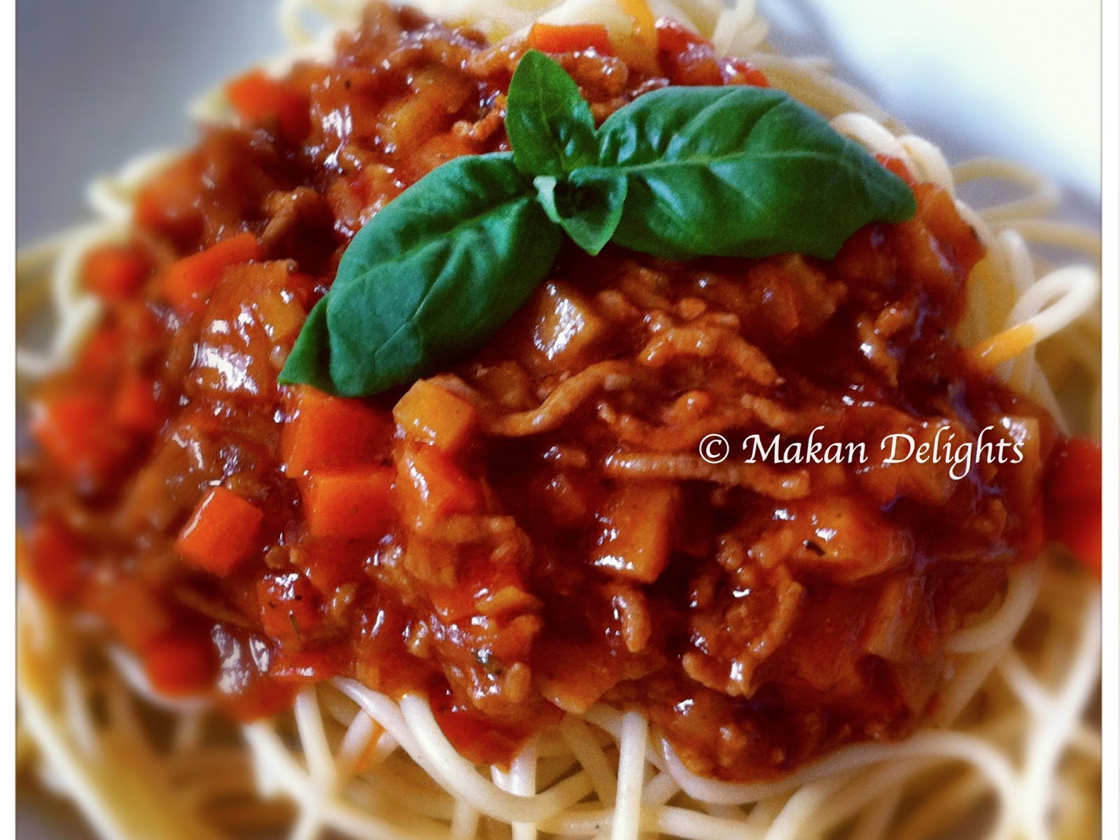 Makan Delights Spaghetti Bolognese (Germanstyle)
