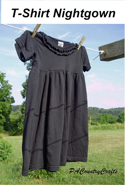 T-Shirt Nightgown Tutorial — PACountryCrafts