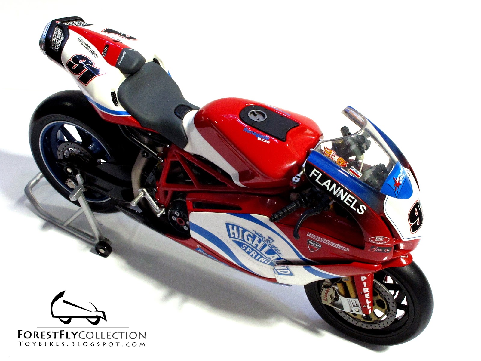 1:12 scale Ducati 999RS GP4 Leon Haslam
