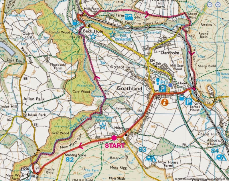 Goathland Waterfall Walk, Mallyan Spout & Goathland Station, North