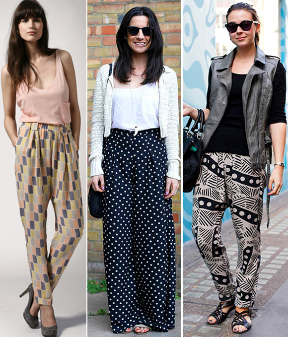 calça de pano mole feminina