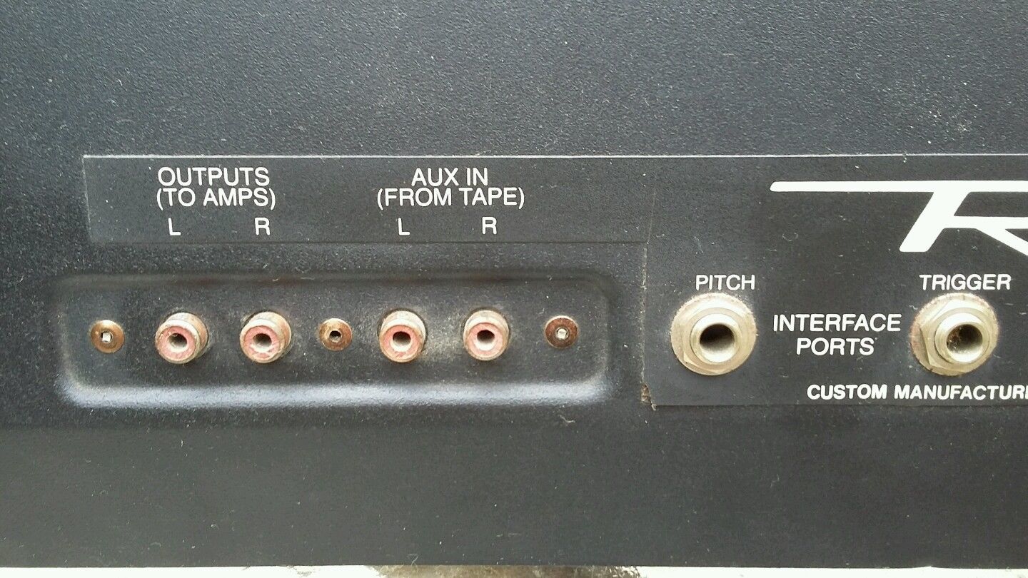 MATRIXSYNTH Moog Realistic MG1 Synthesizer SN 13276 with Custom EQ Fader Style Slider Caps