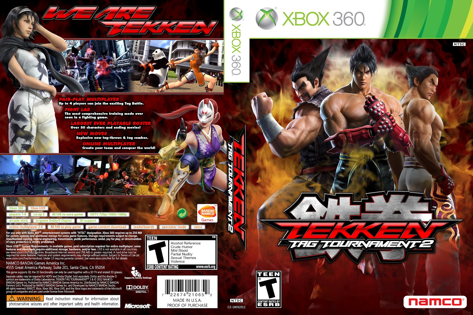 Capas e Covers Tekken Tag Tournament 2