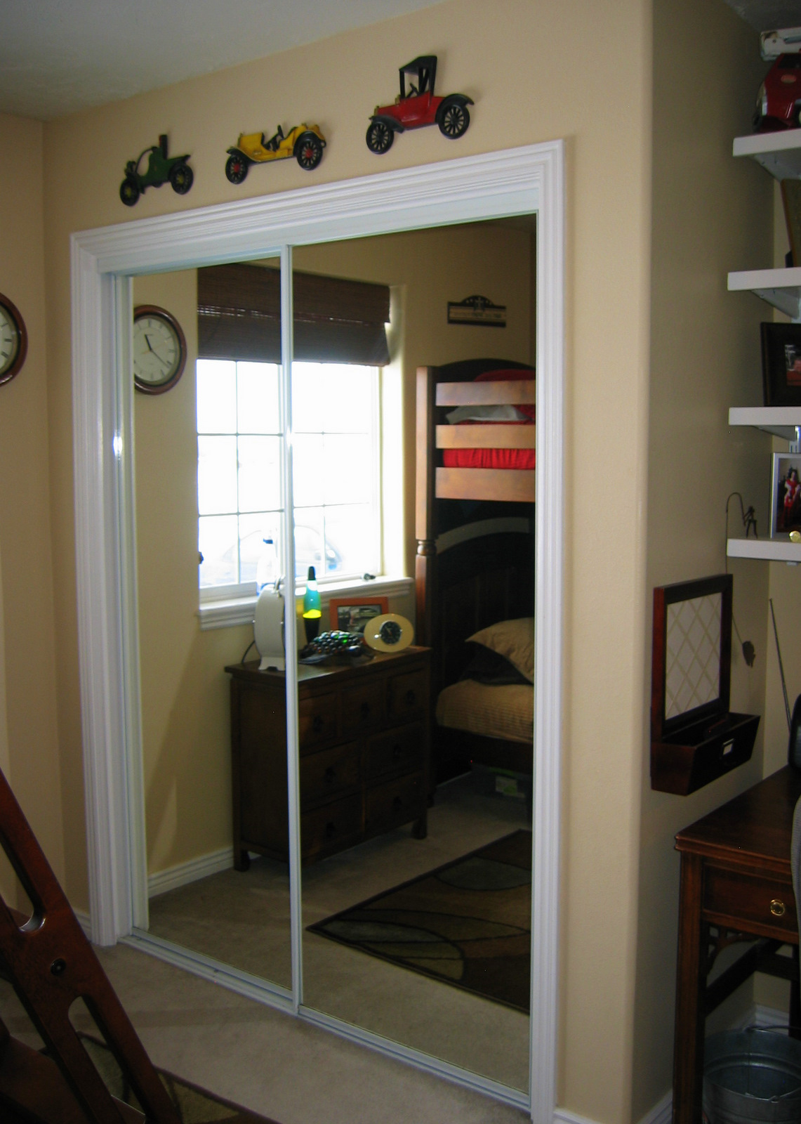 Pink Cookies with Sprinkles Bedroom turned into TV room...