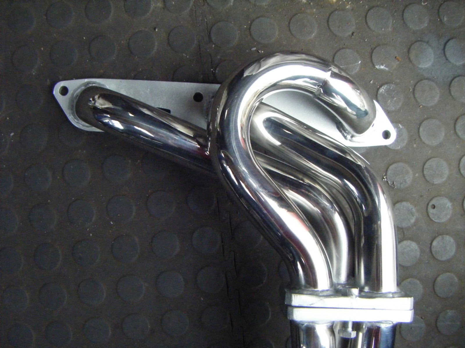 Red Motori S Blog Gtv6 Csc Tubular Manifolds Chrome Plated