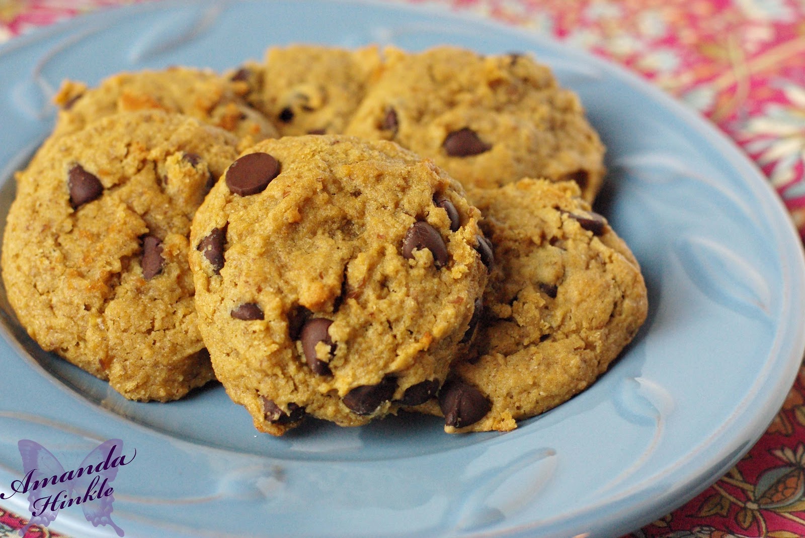 Amanda's Life Commentary Banana Peanut Butter Flax Seed Cookies