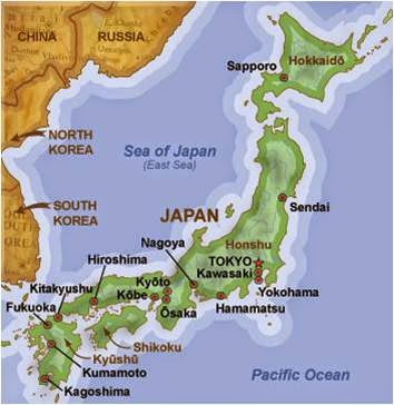 Mengenal Kondisi Geografis dan Bentang Alam Jepang - Klik Geografi