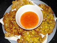 Bánh bắp ngô chiên Banh bap ngo chien