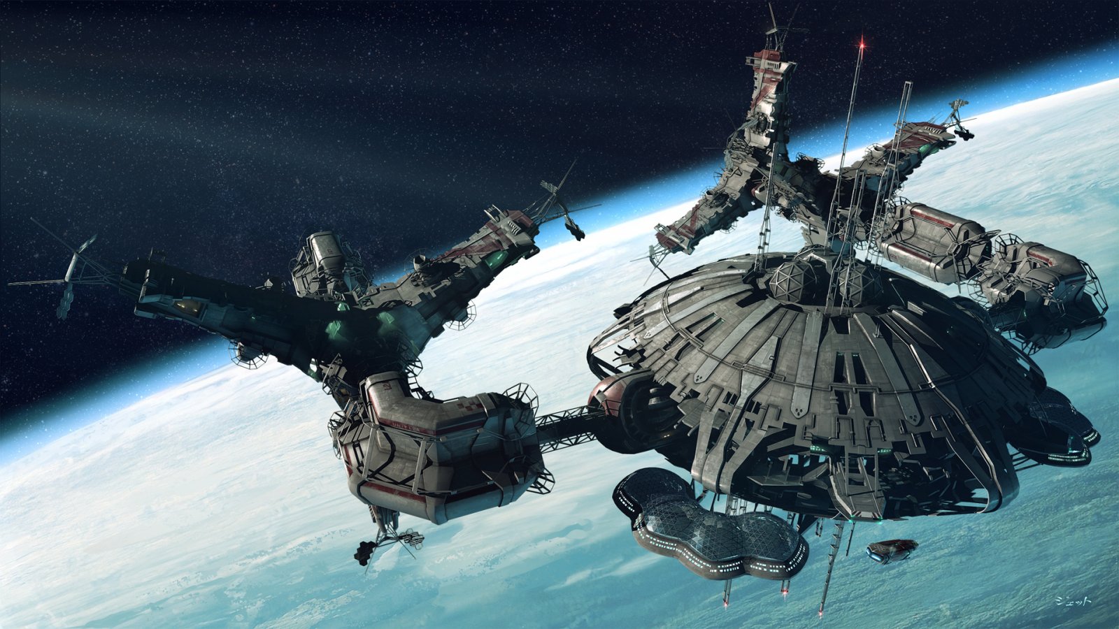Sci-Fi+Starship+Concept+Art _concept_2d_sci_fi_concept_art_spaceship_illustration_space_starship ...