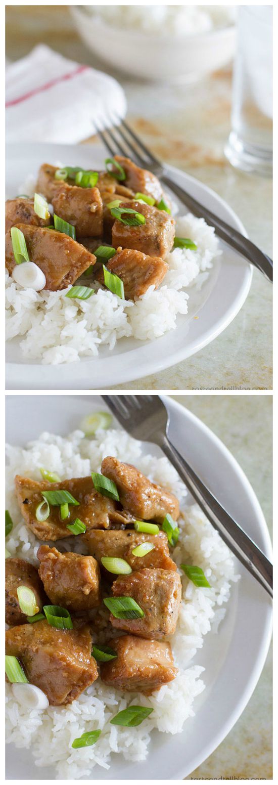 Asian Slow Cooker Pork Roast from Taste and Tell Slow Cooker or